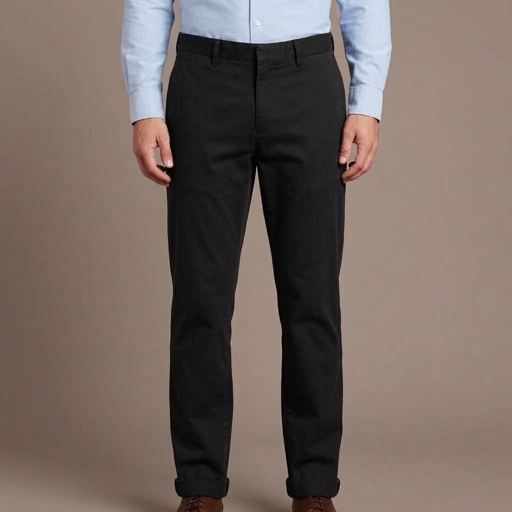 Banana Republic Classic Fit Chino‎ Pants Mens 32x30 Black Cotton Trousers EUC